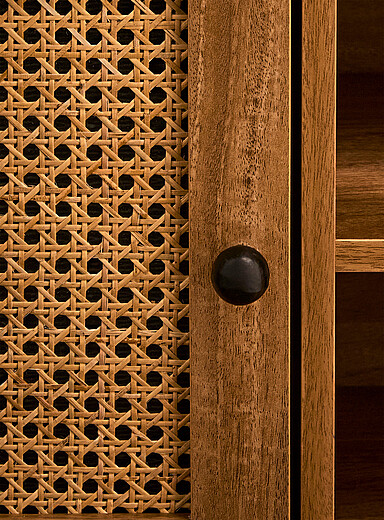 Le bouton d'armoire rond