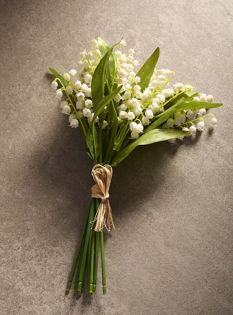 Simons Maison White Artificial lily of the valley bouquet