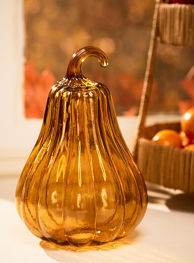 Hand-blown squash <b>Halloween Collection</b>