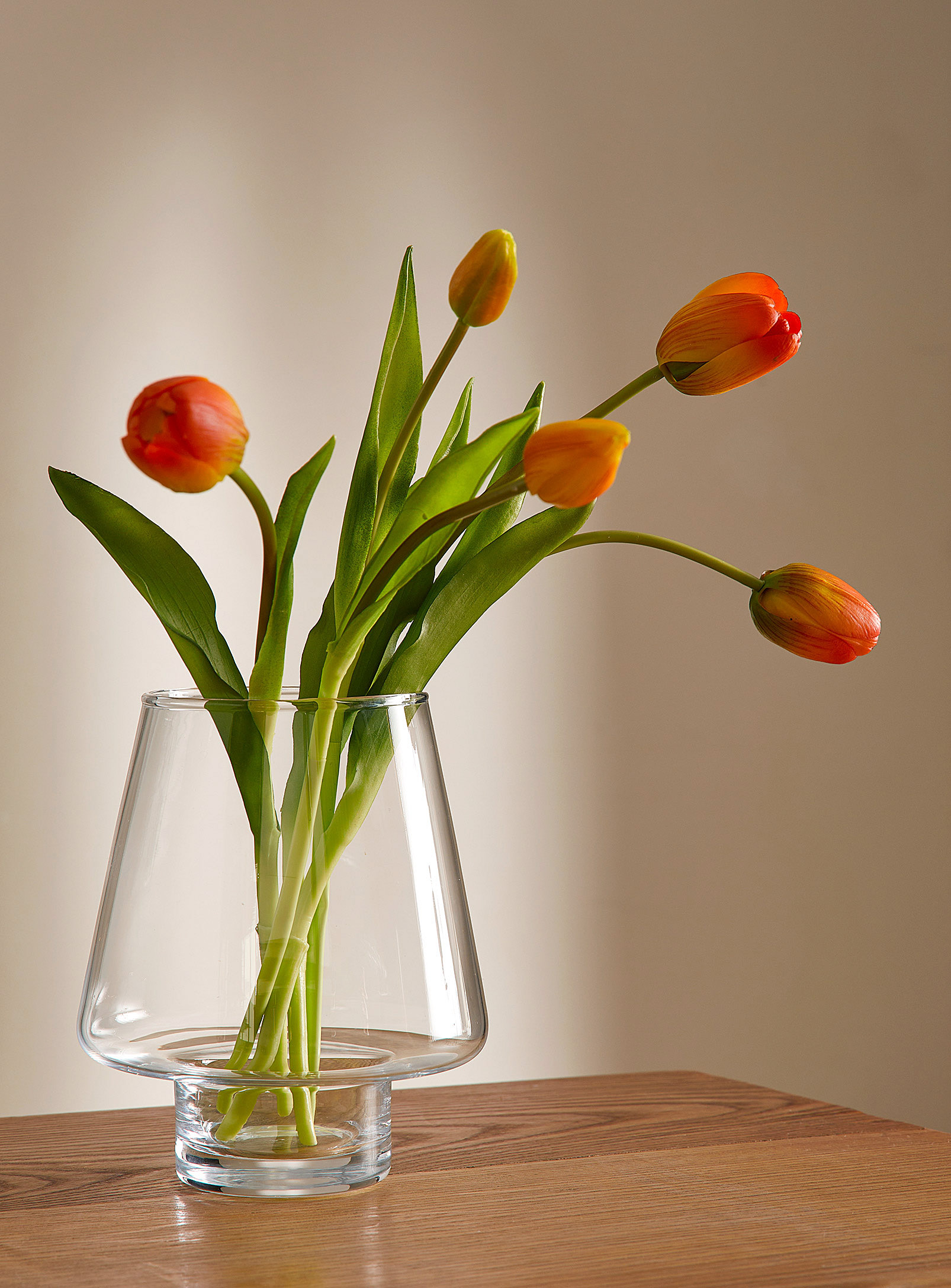 Le bouquet imitation tulipes orange