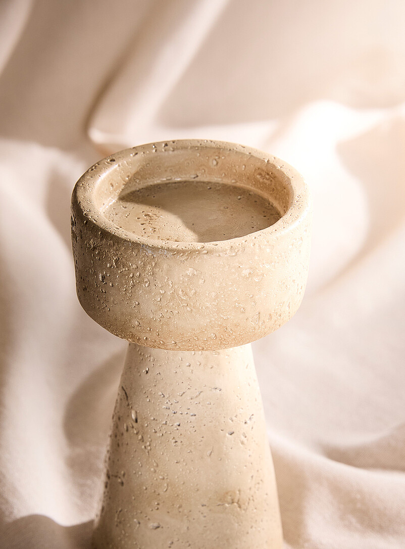 Cement tower candleholder product image 2