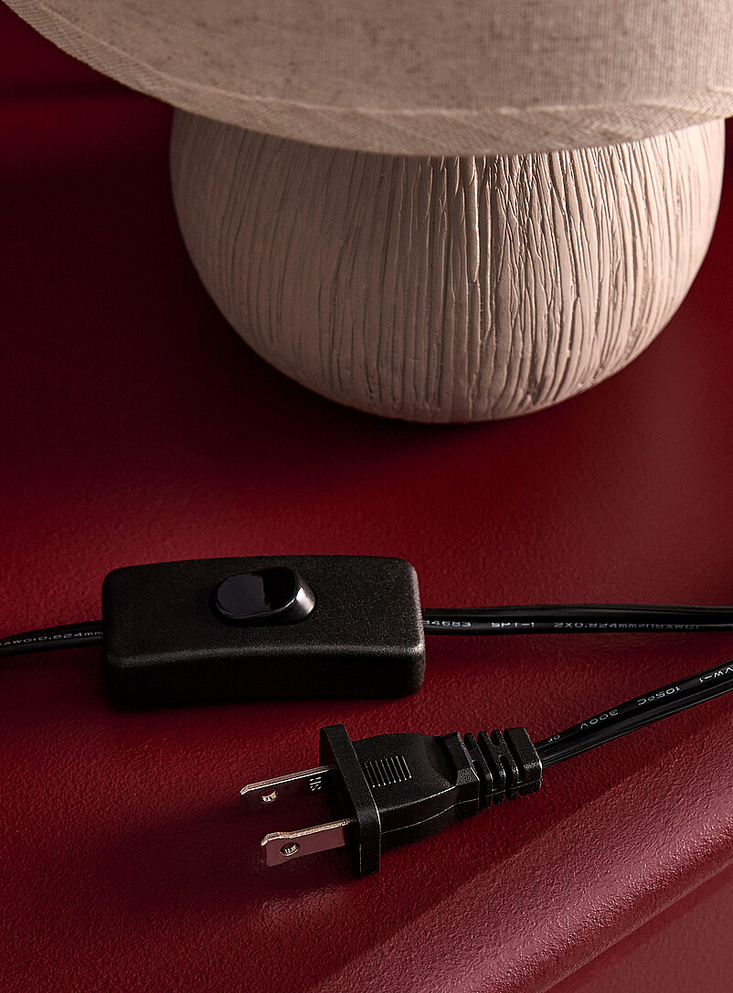 Textured ceramic table lamp product image 3