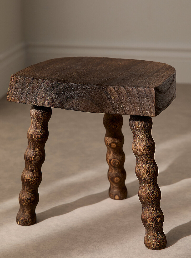 Wavy legs decorative stool product image 2