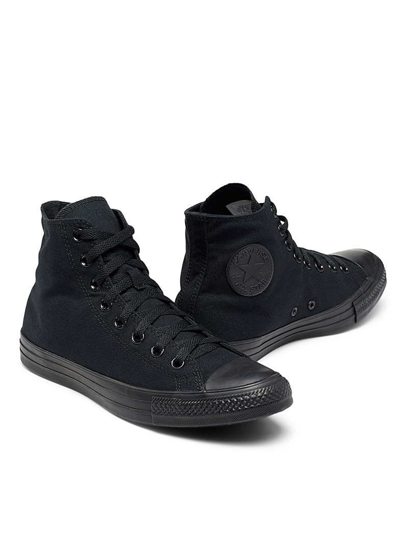 Converse Black Chuck Taylor All Star High Top all-black sneakers Men for men