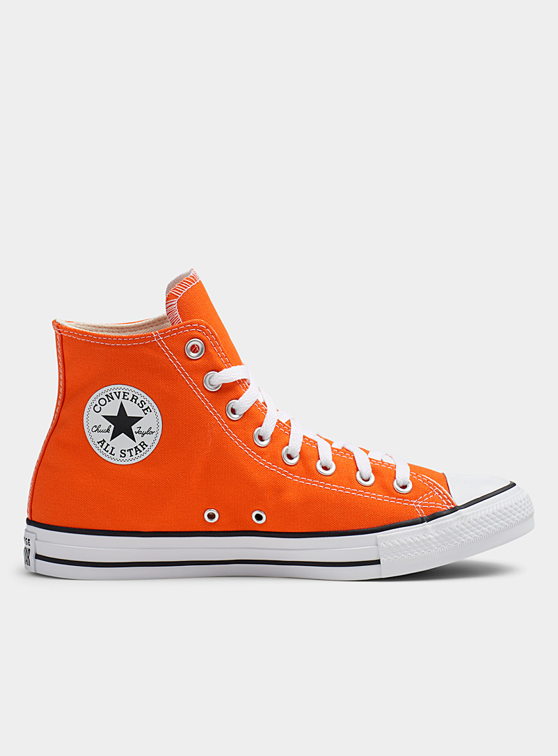 Converse: Le sneaker Chuck Taylor All Star High Top orange Homme Orange pour homme