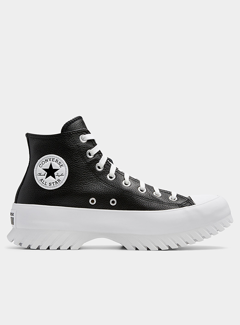 Converse: Le sneaker Chuck Taylor All Star Lugged 2.0 cuir Homme Noir pour homme