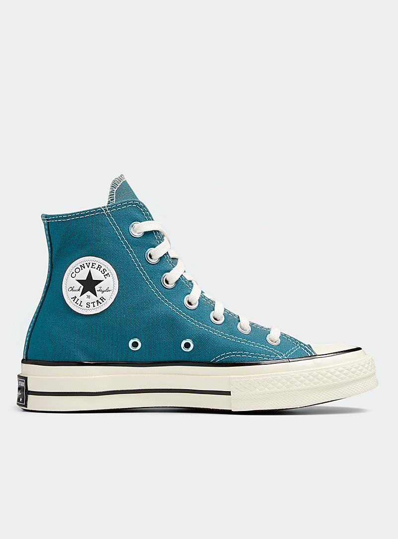 Converse: Le sneaker Chuck 70 High Top bleu canard Femme Sarcelle-turquoise-aqua pour femme