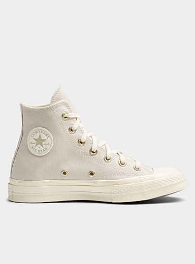 Chuck 70 High Top embroidered daisy sneakers Women