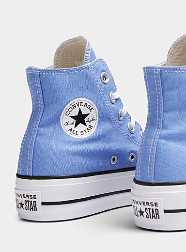 Chuck Taylor All Star Lift High Top periwinkle platform sneakers Women |  Converse | | Simons