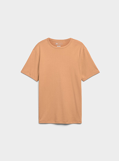 Le t-shirt jersey coton pima soign&eacute; <b>Coupe standard</b>