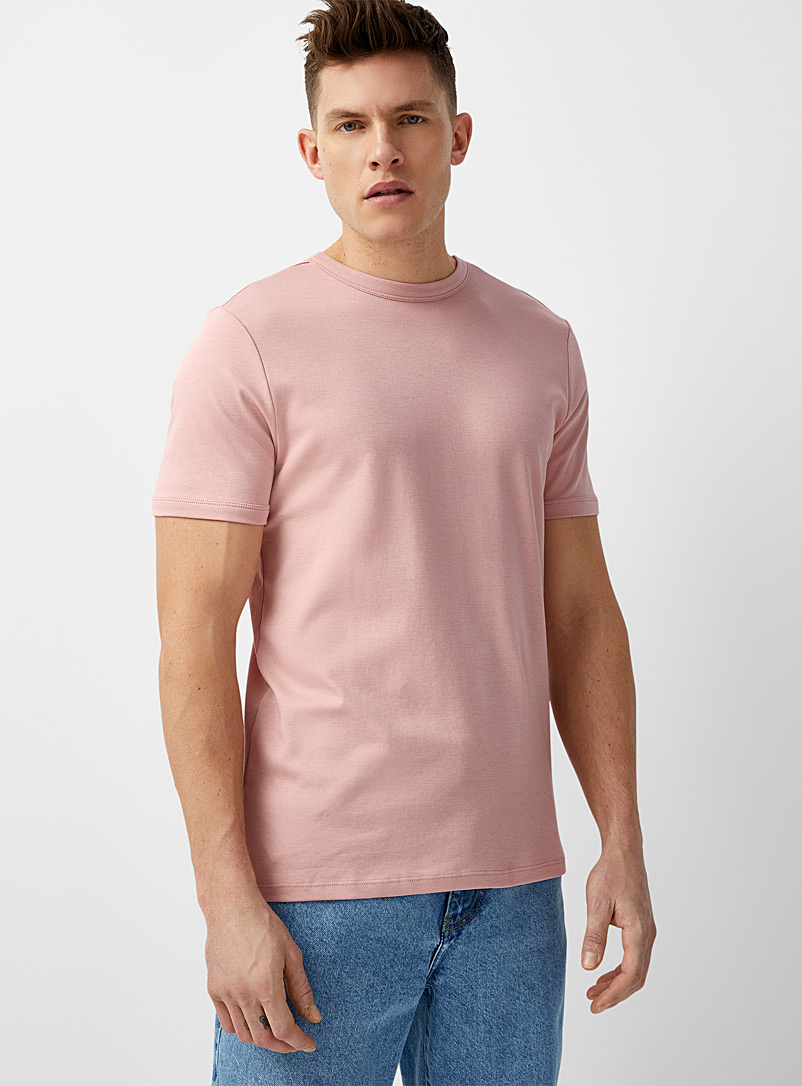 Le 31 Pink Chic pima jersey T-shirt for men