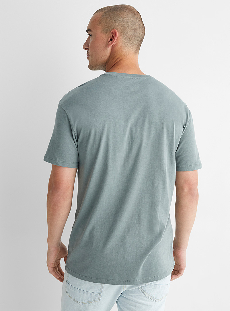 Le 31 Black Comfort pima cotton T-shirt for men
