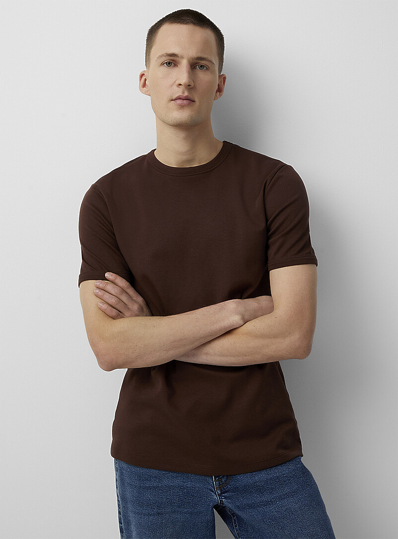 Dressy Pima Cotton Jersey T-Shirt Standard Fit