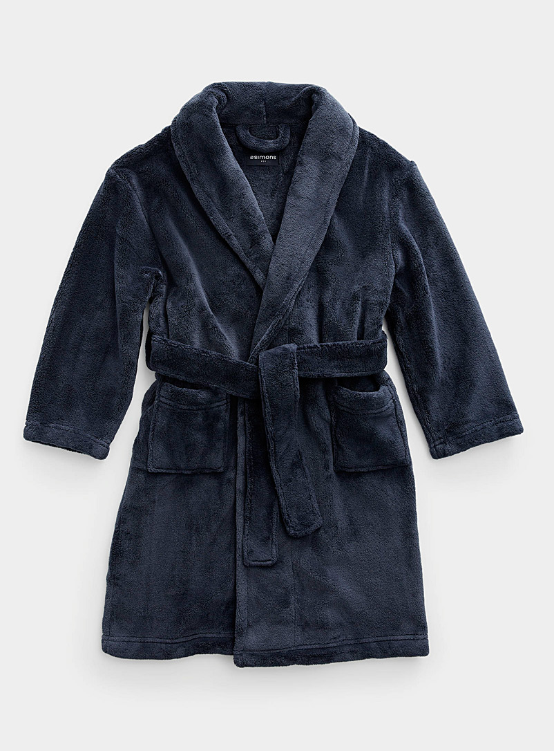 Midnight Blue Plush Robe In Support Of Food Banks Canada Kids Uni midnight-blue-plush-robe-in-support-of-food-banks-canada-kids-uni