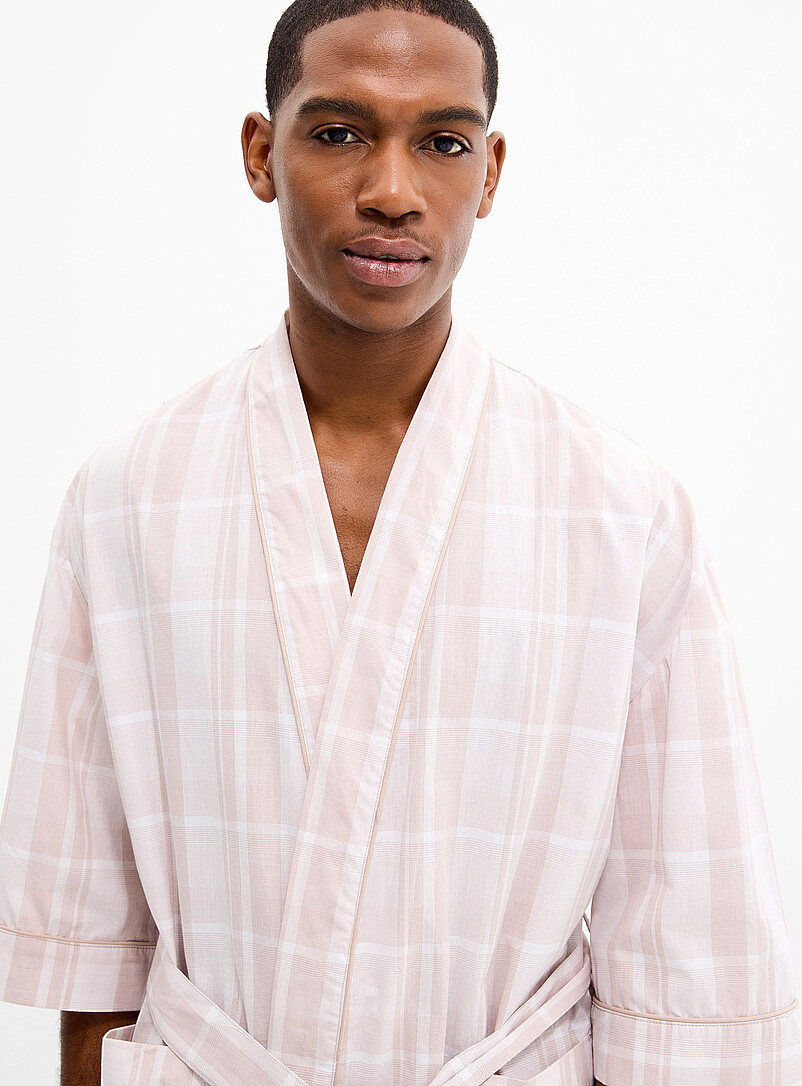 Lightweight check robe product image 2
