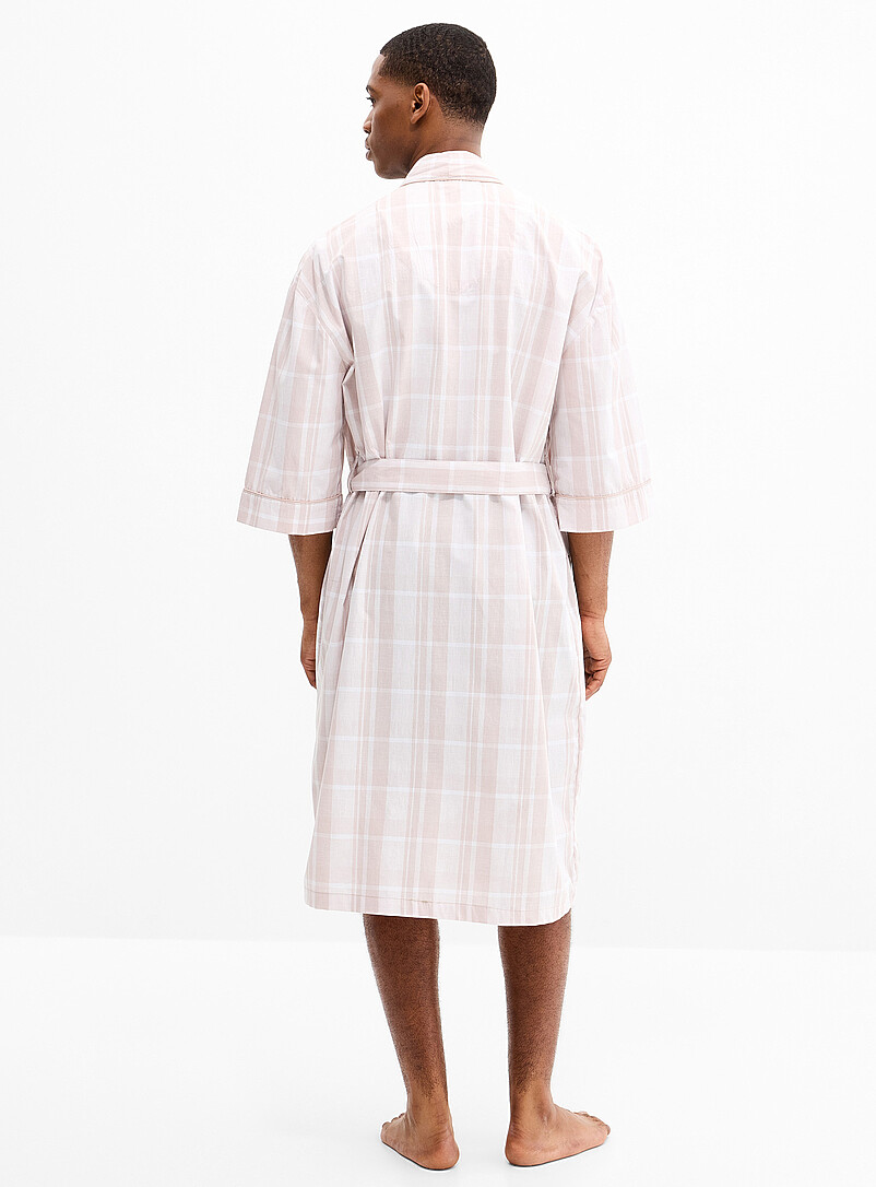 Lightweight check robe product image 3