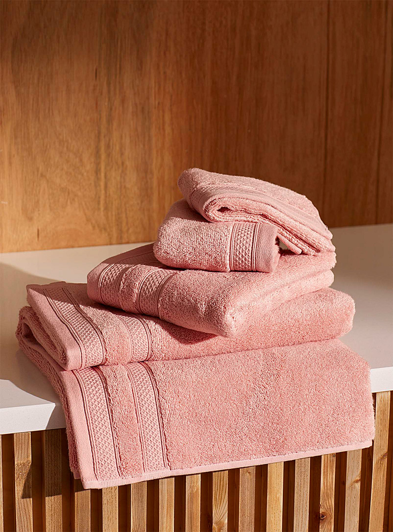 Simons Maison: Les serviettes coton et modal Vieux rose