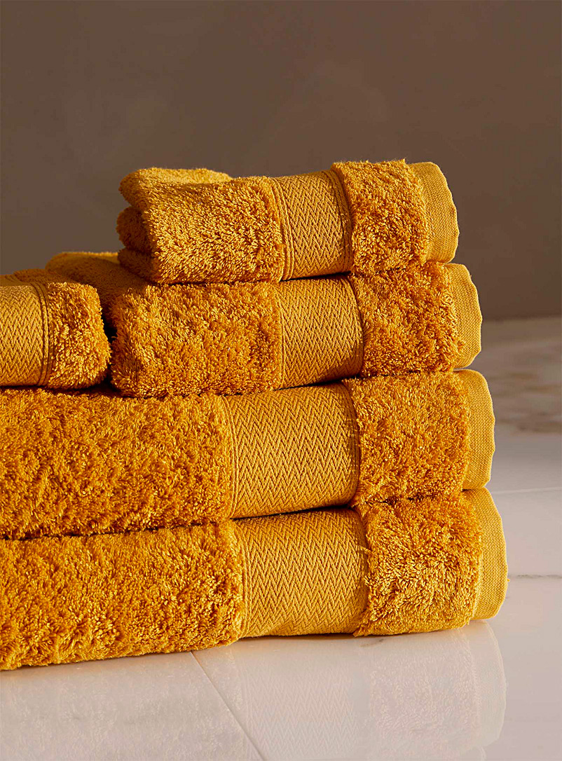 Simons Maison Honey Egyptian cotton towels