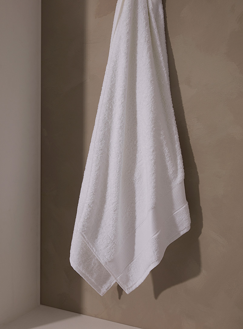 Simons Maison White Egyptian cotton bath sheet