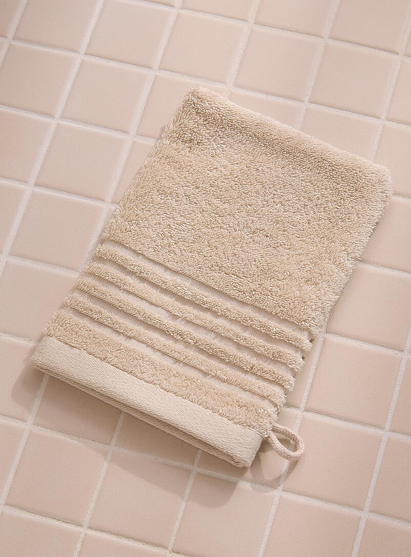 Simons Maison Pearly Egyptian cotton wash mitt