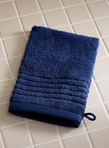 Simons Maison White Egyptian cotton wash mitt