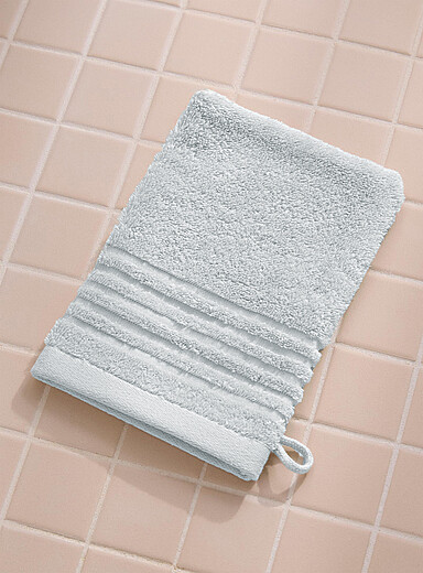 Simons Maison: Le gant de toilette coton &eacute;gyptien Blanc