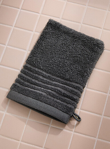 Simons Maison White Egyptian cotton wash mitt