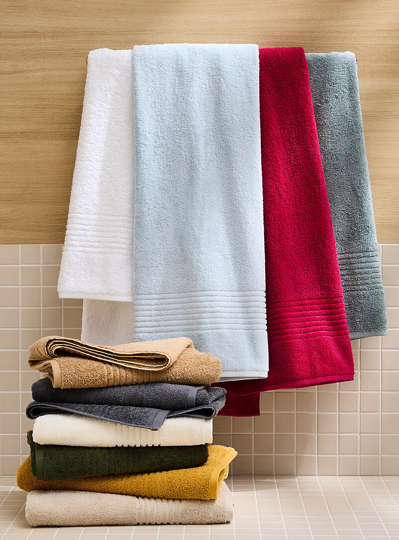 Simons Maison Light blue Egyptian cotton towels Soft and absorbent, super high quality