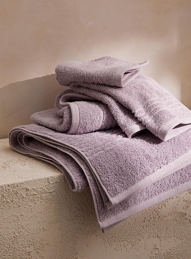 Simons Maison Lilacs Egyptian cotton towels