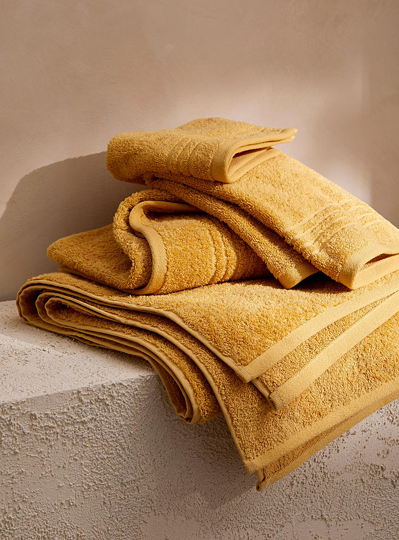 Simons Maison Light Yellow Egyptian cotton towels