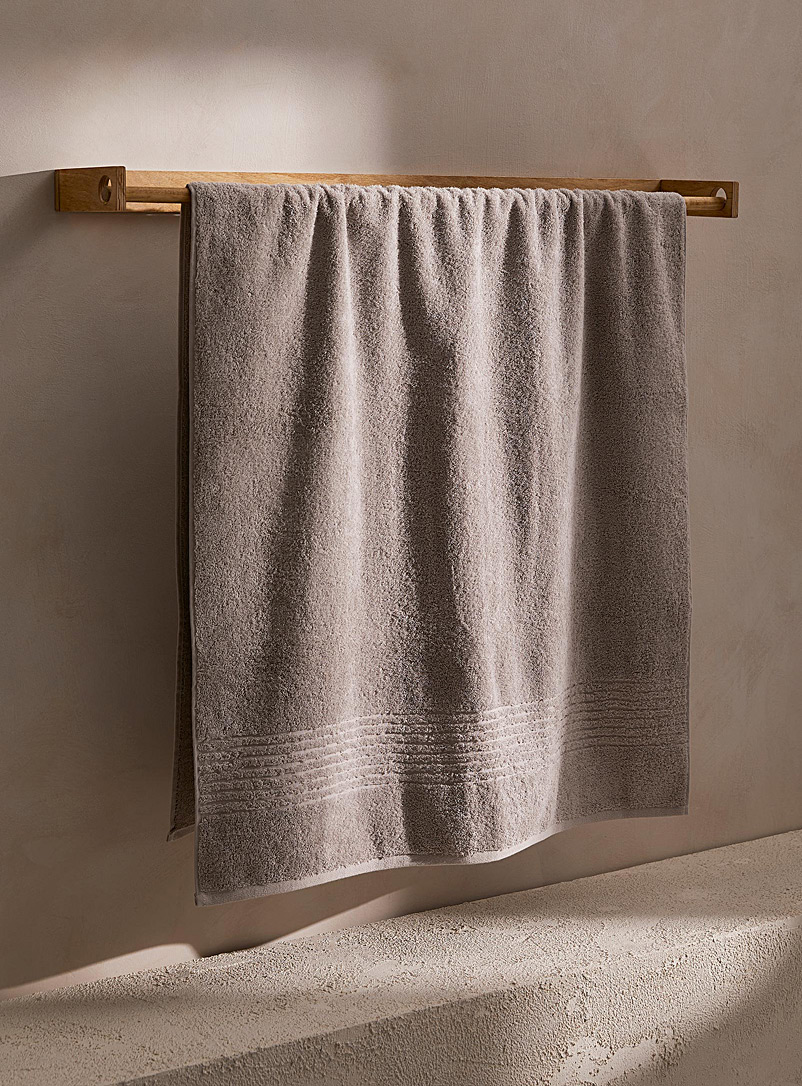 Simons Maison Grey Egyptian cotton bath sheet