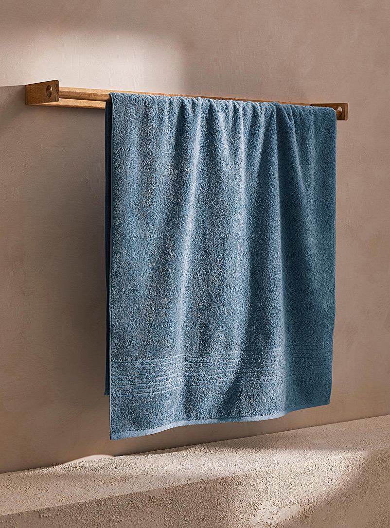 Simons Maison Blue Egyptian cotton bath sheet