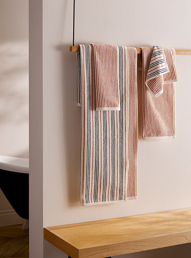 Simons Maison Assorted Vacation stripes organic cotton towels