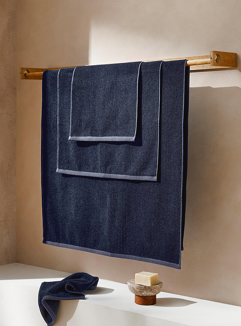 Cotton And Modal Towels Ultra-Soft And Fluffy, Grooved Texture