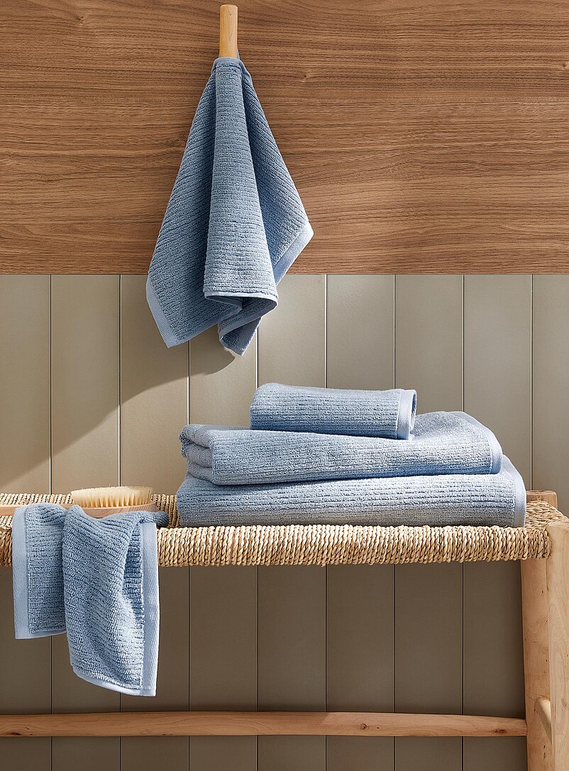 Cotton And Modal Towels Ultra-Soft And Fluffy, Grooved Texture