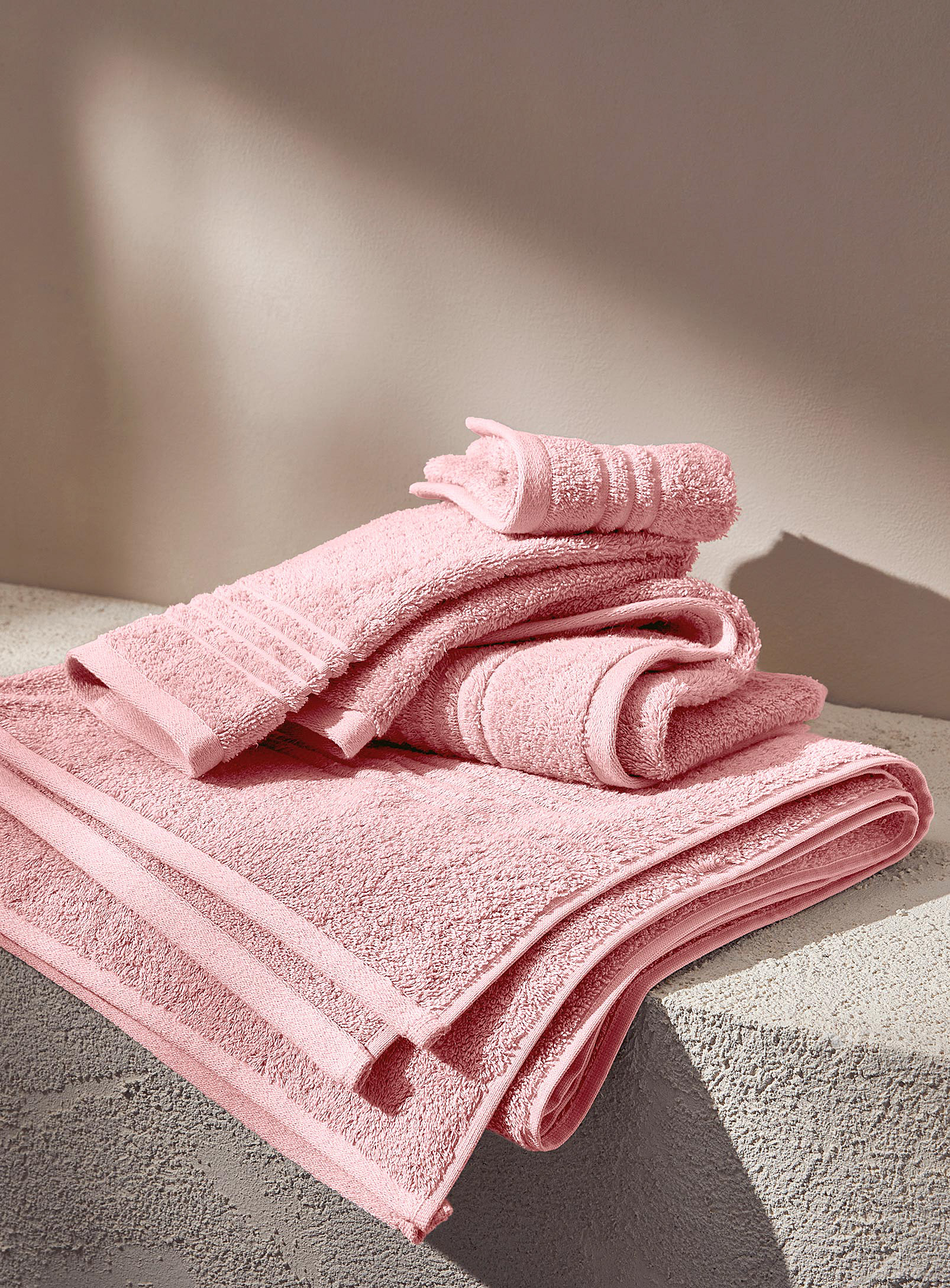Simons Maison Egyptian Cotton Towels In Pink
