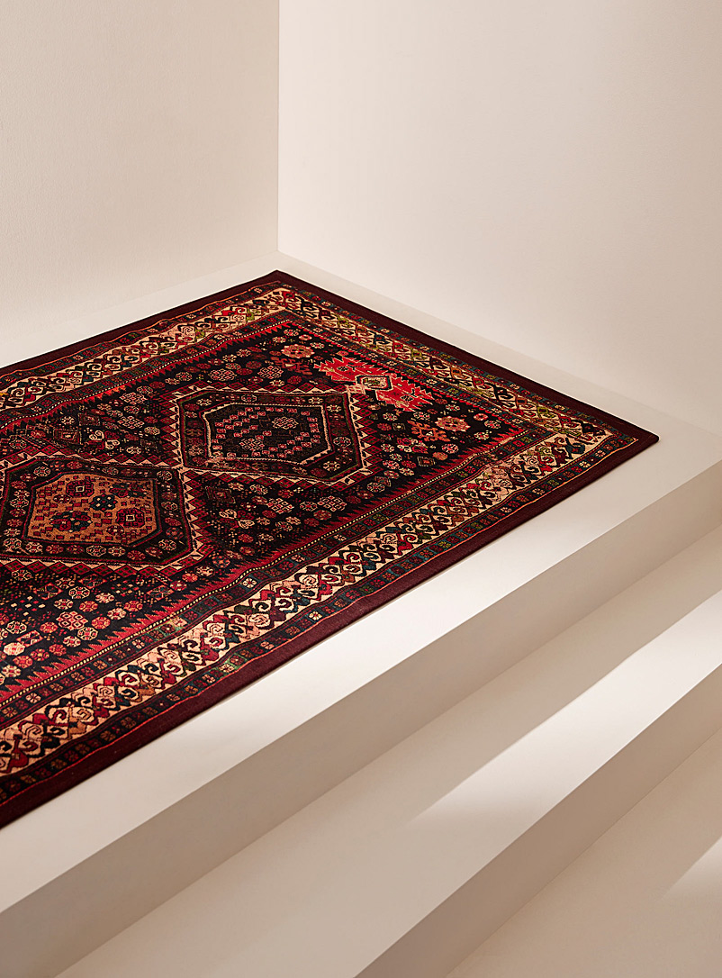 Simons Maison: Le tapis triple médaillons envoutants 100 x 180 cm Assorti