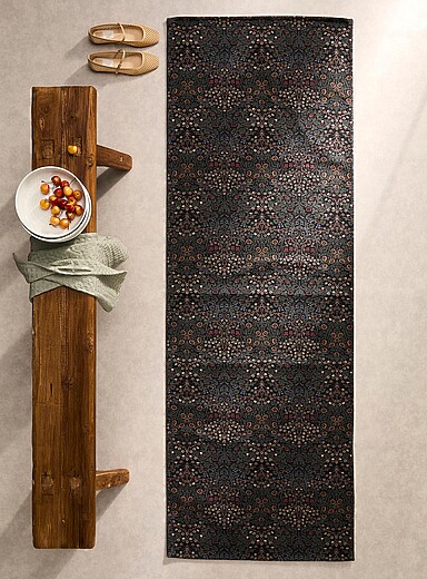 Le tapis de couloir lavable Blackthorn 74 x 215 cm