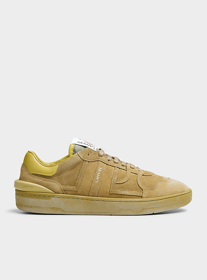 Suede Clay sneakers Men | Lanvin | Men's Designer Shoes | Canadian
