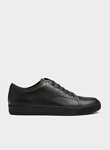 Lanvin: Le sneaker DBB1 cuir noir Noir pour homme