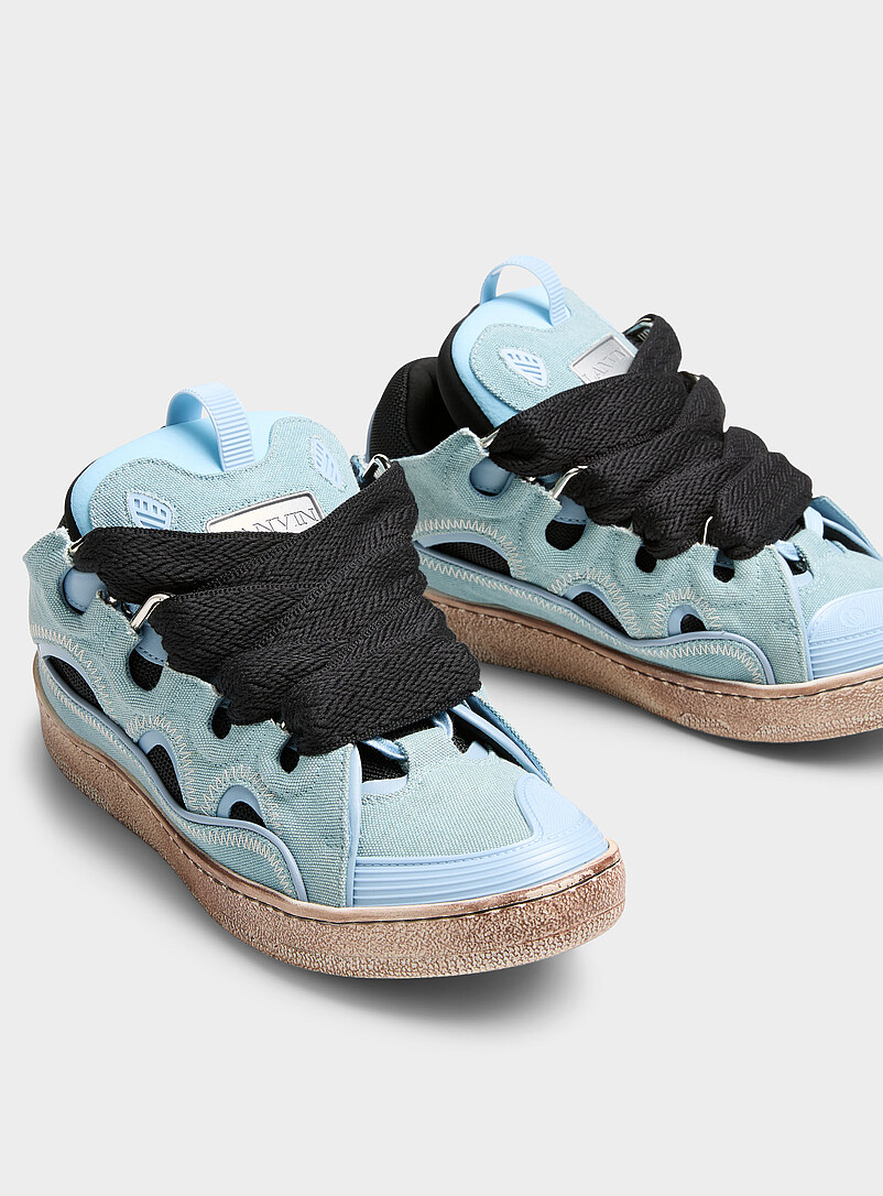 LANVIN Curb Sneakers ランバン カーブスニーカー [42] Curb denim-blue sneakers Men | Lanvin | Men's Designer Shoes
