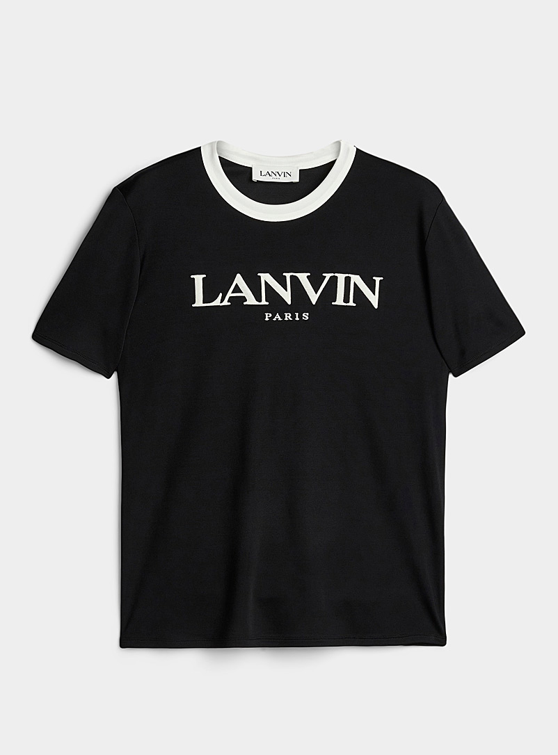 Two-tone logo T-shirt | Lanvin | | Simons