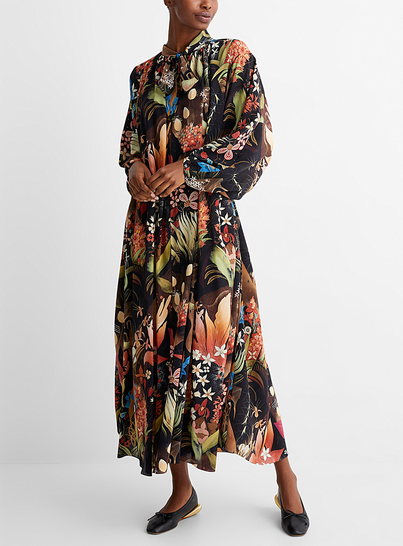 Flamboyant garden caftan dress | Lanvin | | Simons