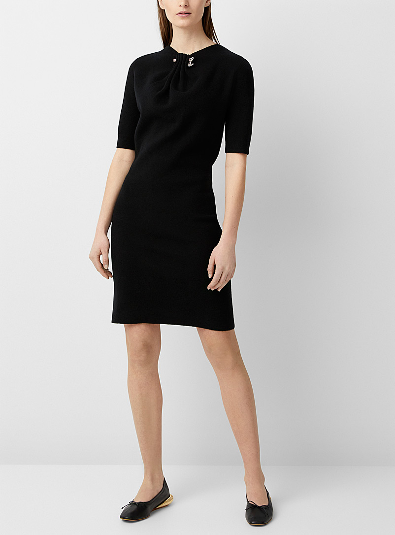 Lanvin: La robe à épingle Noir pour femme