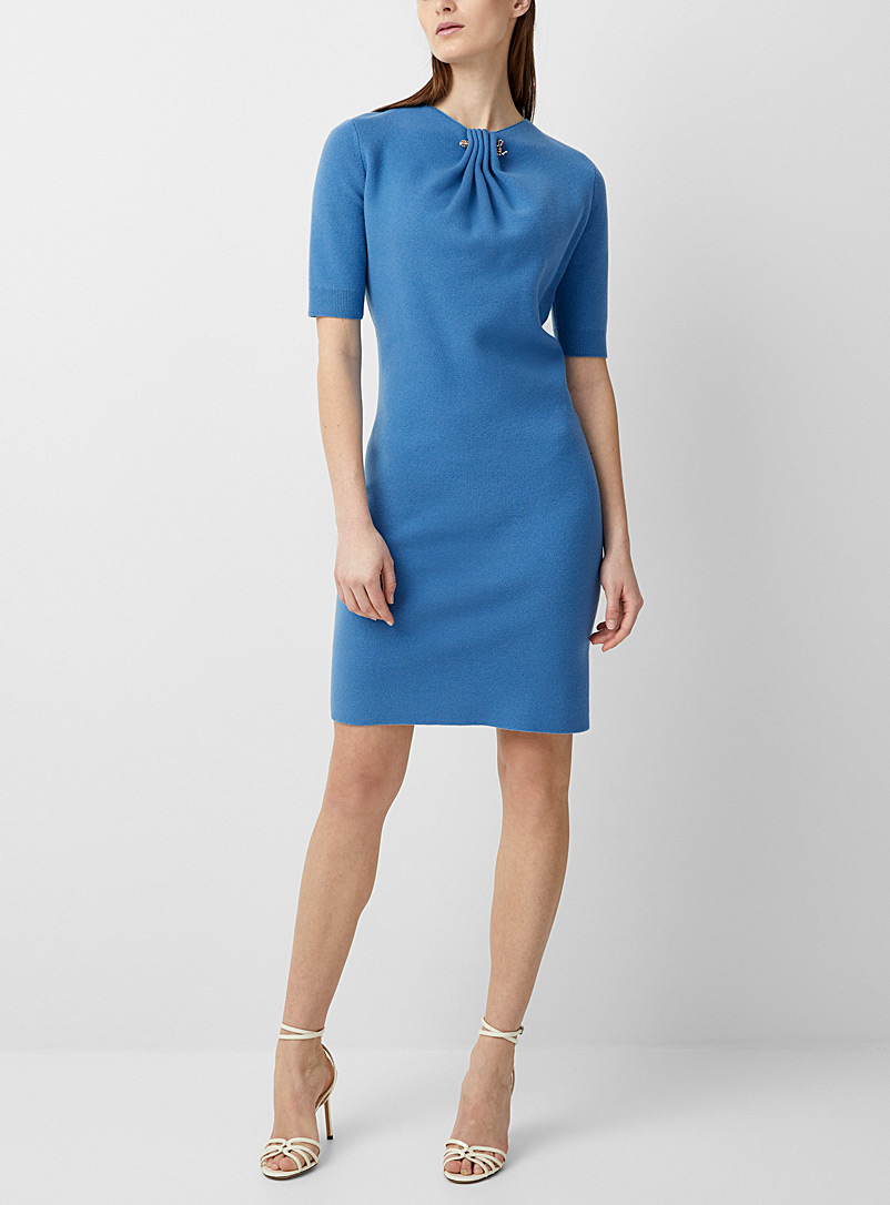 Lanvin: La robe à épingle Bleu pour femme