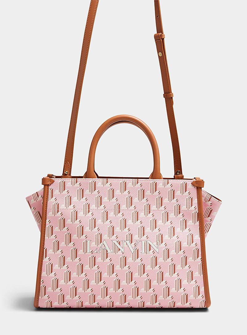 Lanvin Pink 3D initials tote for women