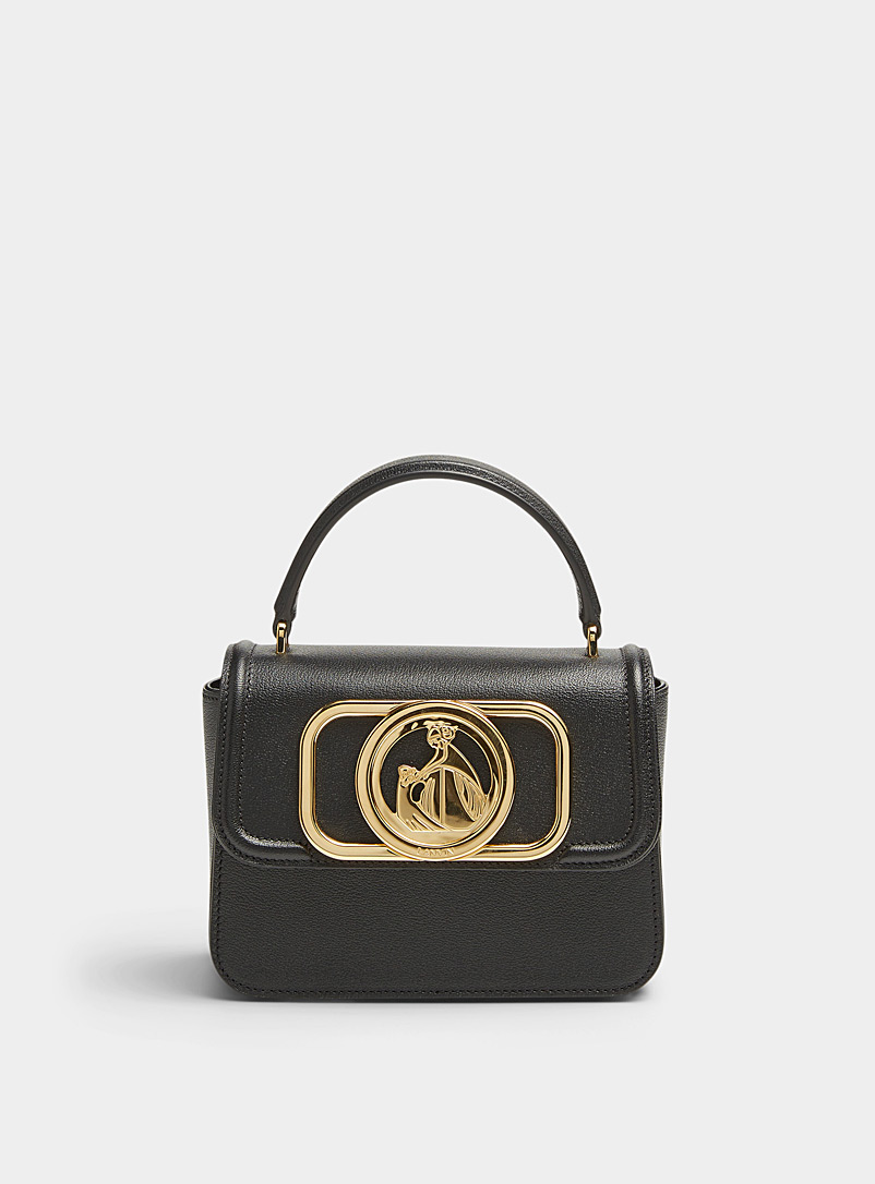 Lanvin Black Small 22 flap handbag for women