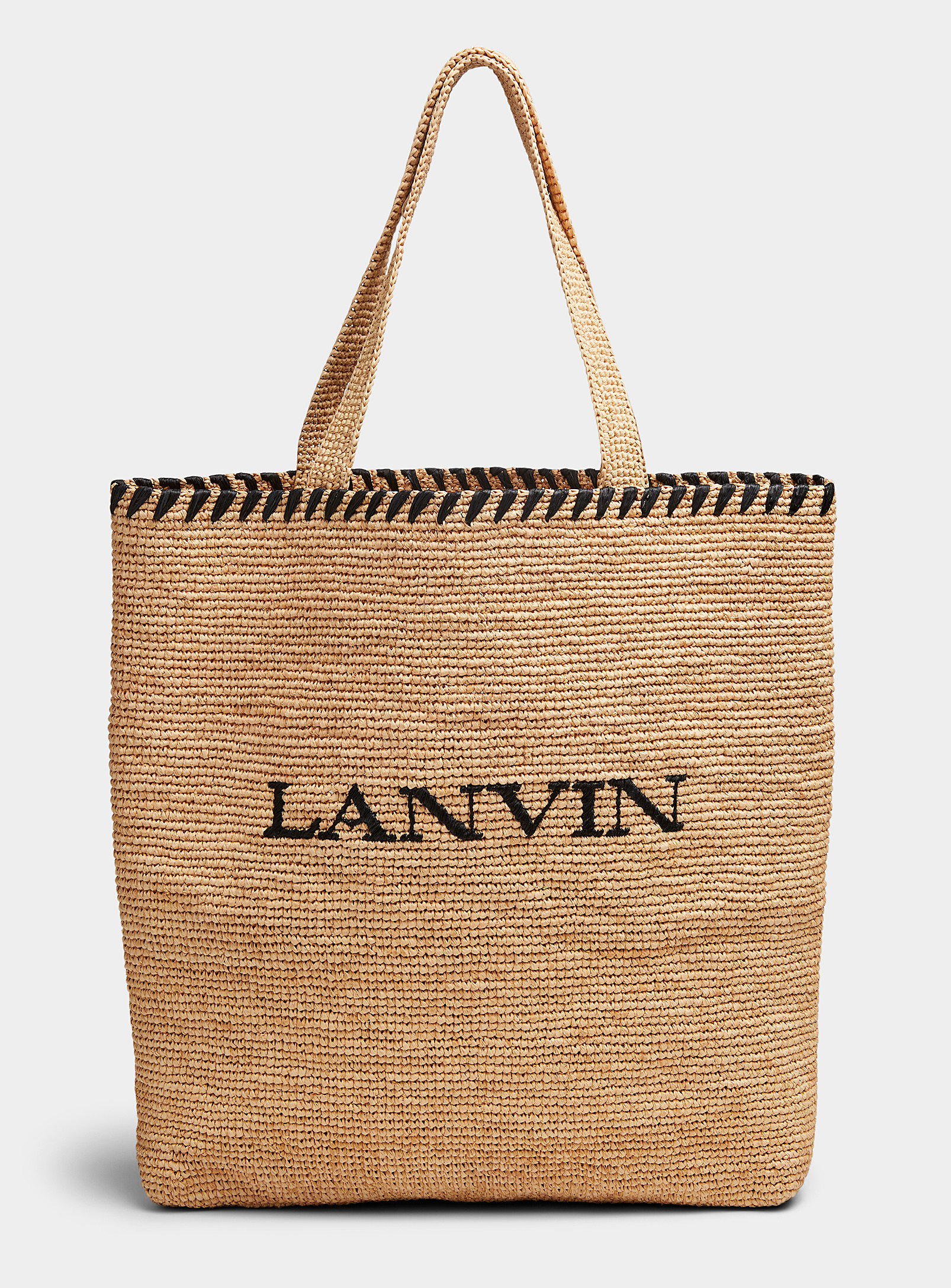 Lanvin - Le sac cabas en raphia