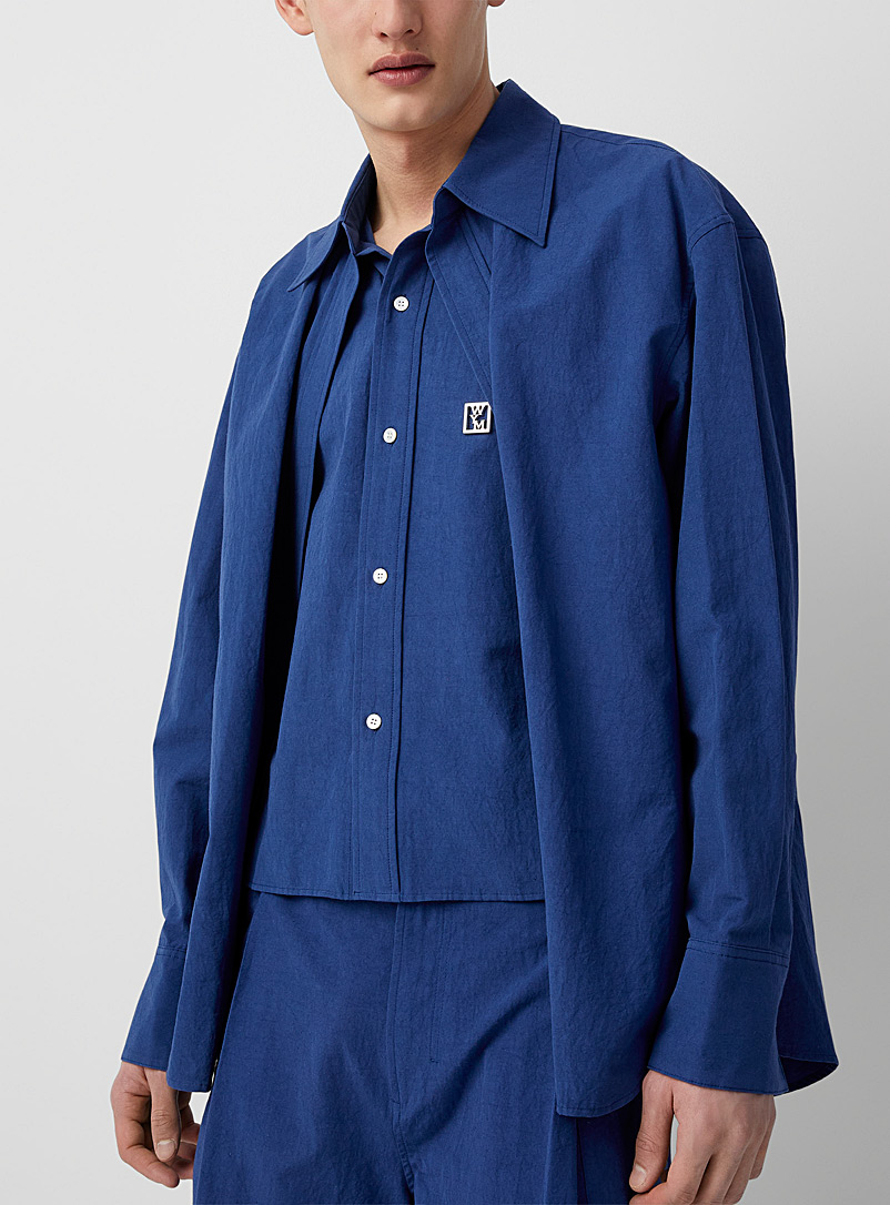 Asymmetrical layers shirt | Wooyoungmi | Shop Men's Designer Wooyoungm ...