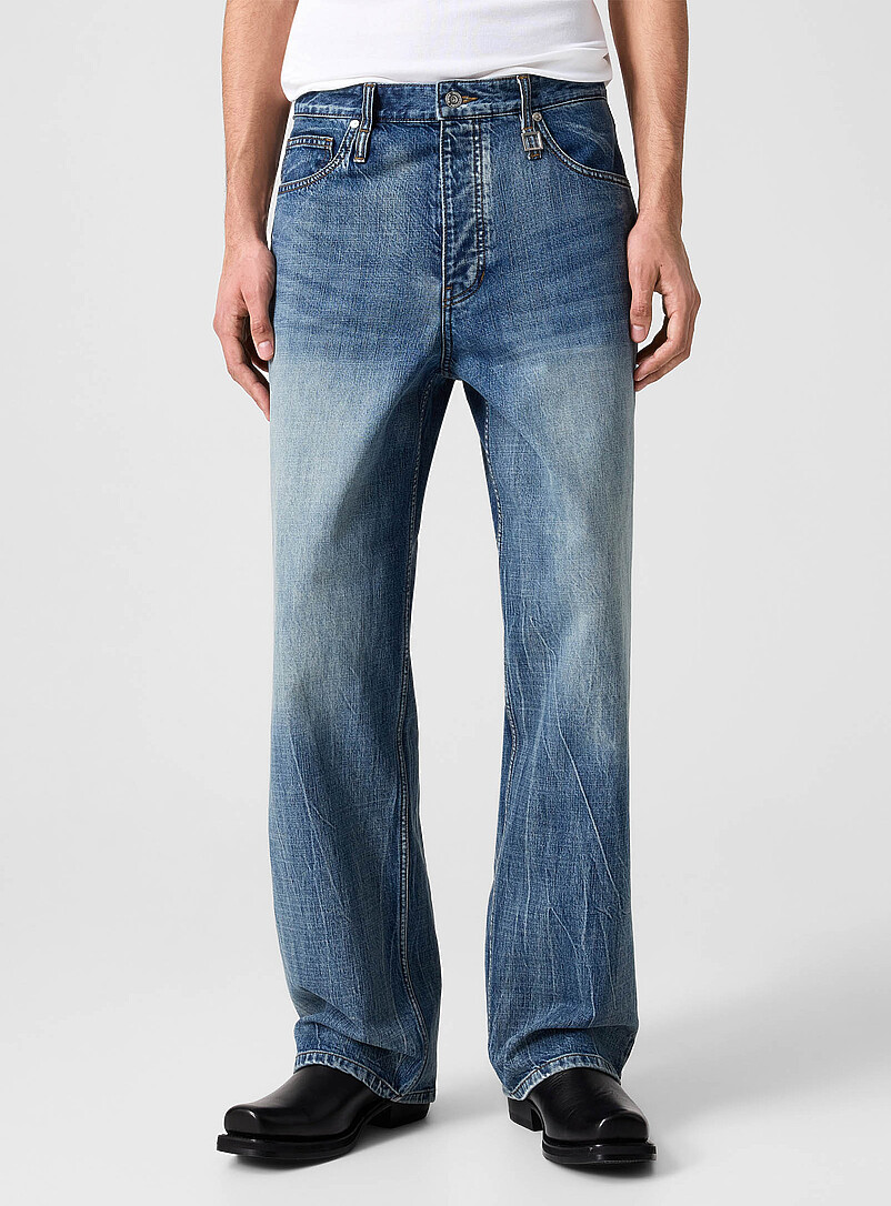 Faded wide-leg jean product image 2